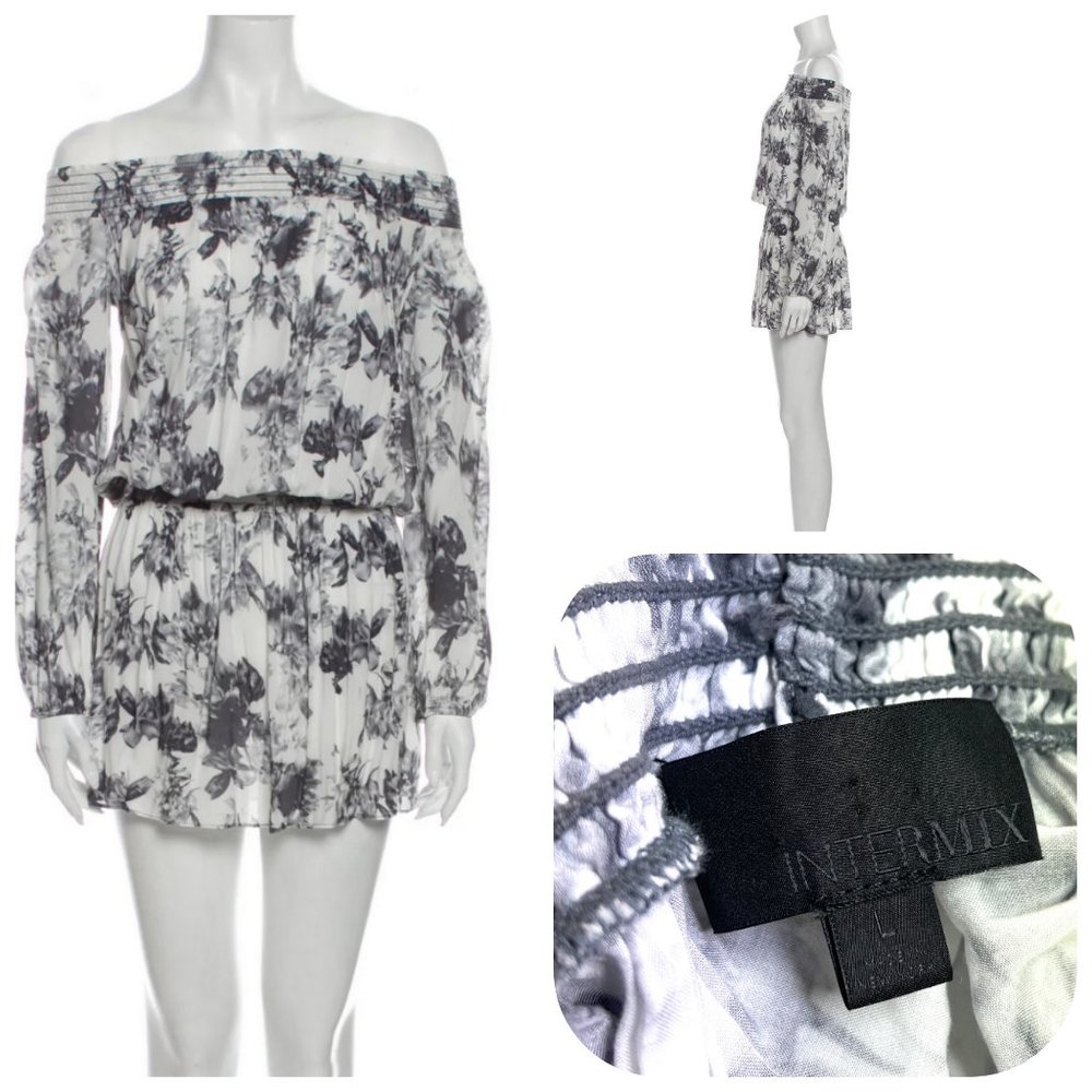 Intermix Floral Print Mini Dress